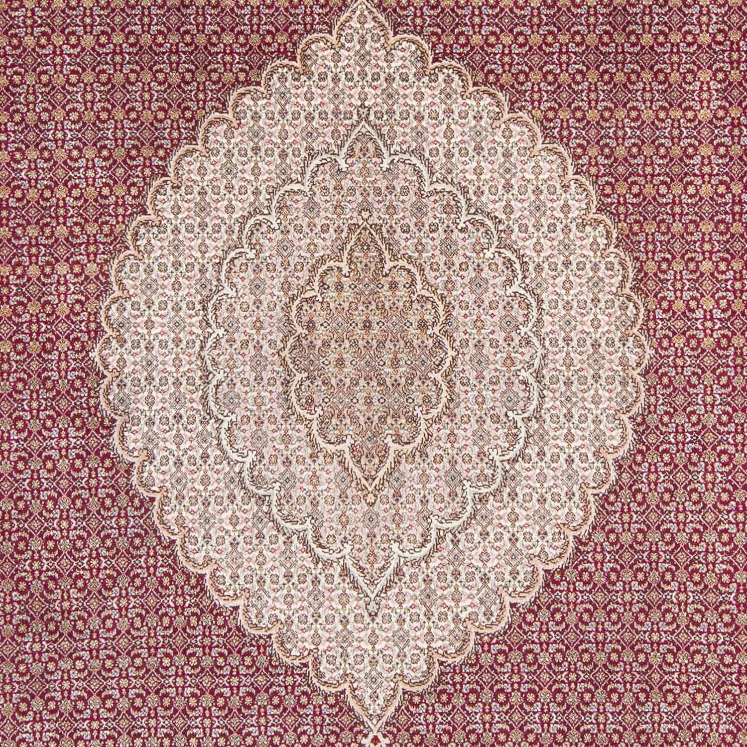 Alfombra persa - Tabriz - 308 x 200 cm - rojo oscuro