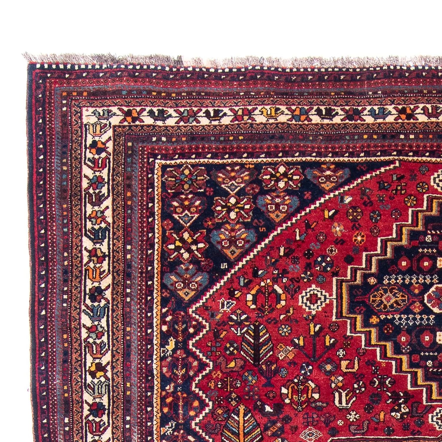 Alfombra persa - Nómada - 320 x 226 cm - rojo oscuro