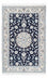 Alfombra Persa - Nain - Real - 150 x 98 cm - azul oscuro