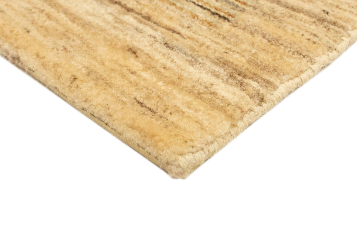 Alfombra Gabbeh - Indus - 95 x 59 cm - marrón claro