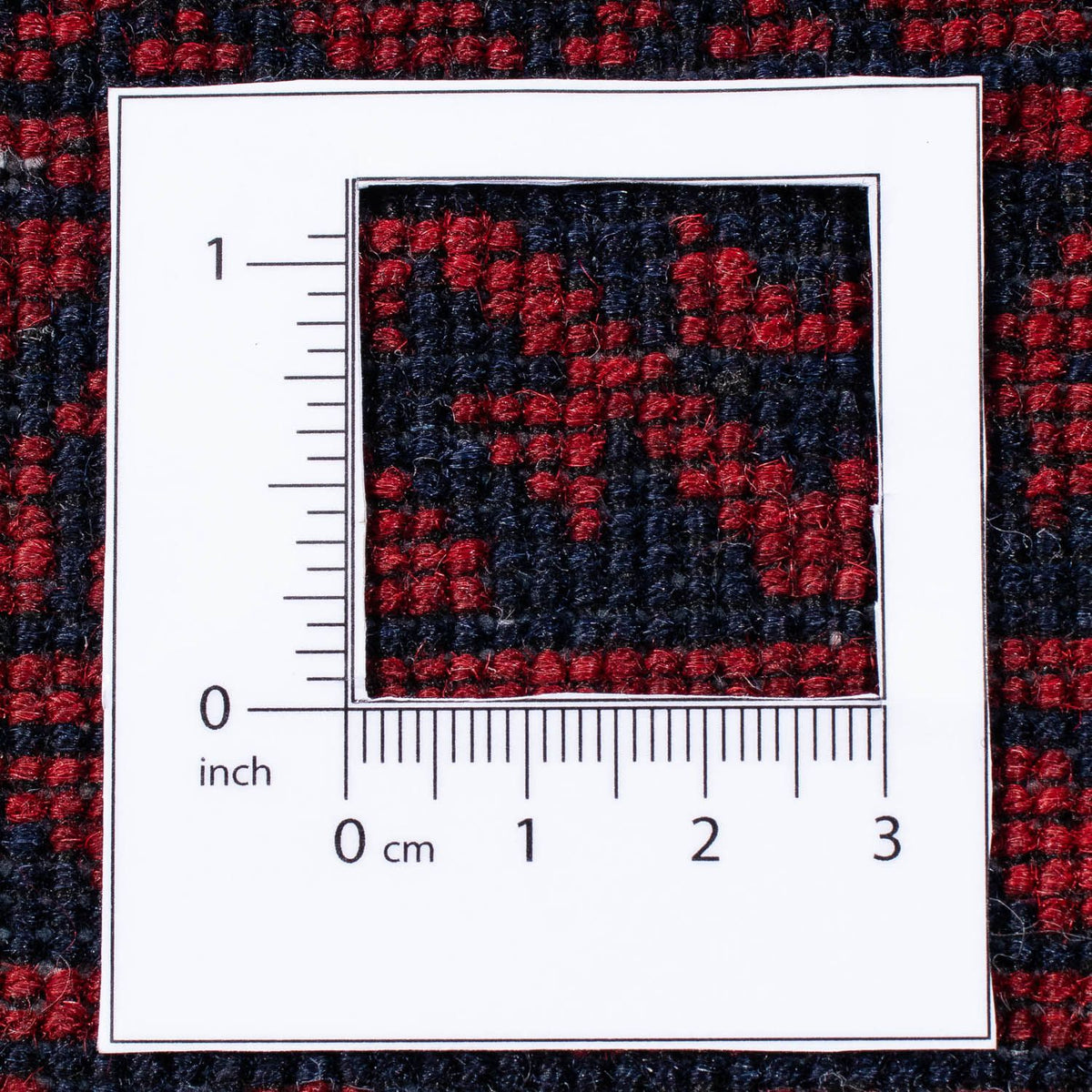 Alfombra Turkaman - 248 x 163 cm - rojo oscuro