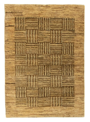 Alfombra Gabbeh - Indus - 93 x 65 cm - marrón claro