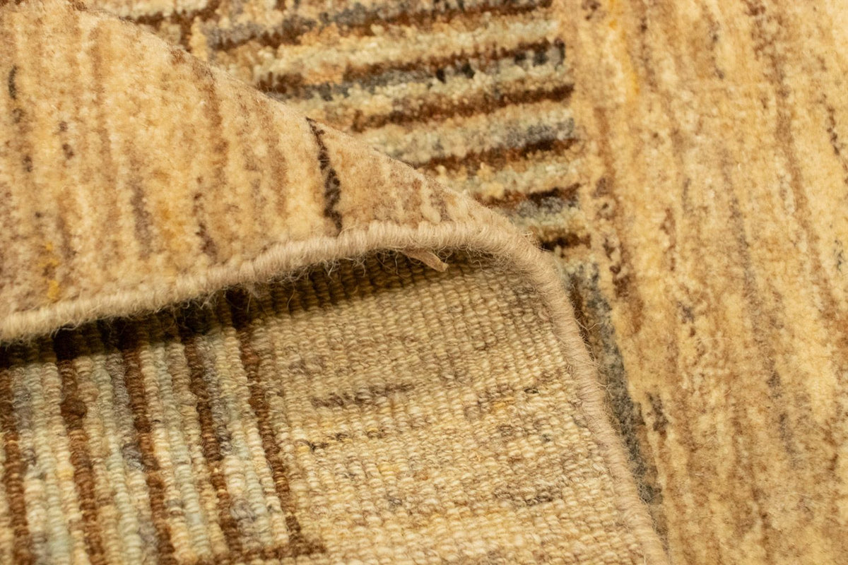 Alfombra Gabbeh - Indus - 93 x 65 cm - marrón claro