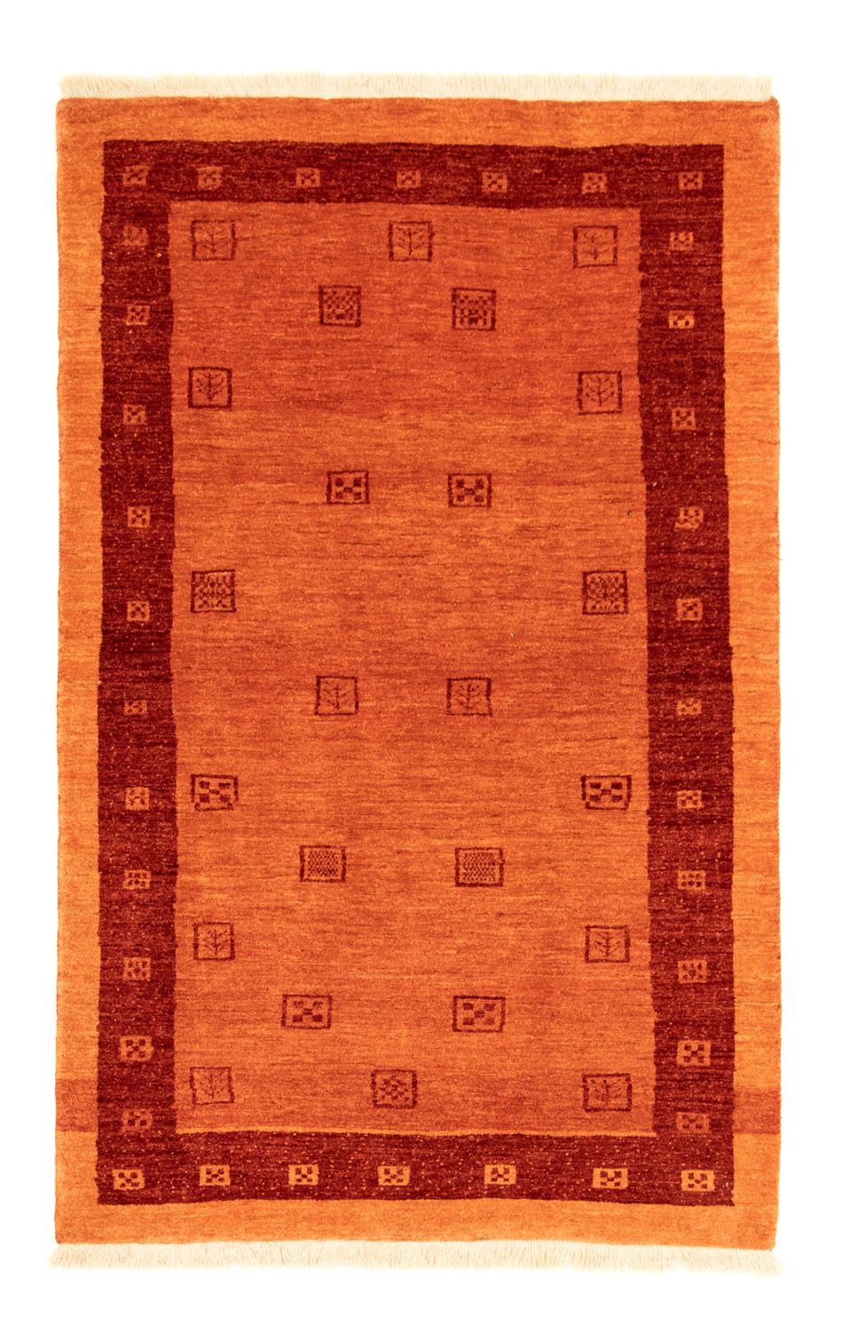Alfombra Gabbeh - Persa - 187 x 115 cm - naranja