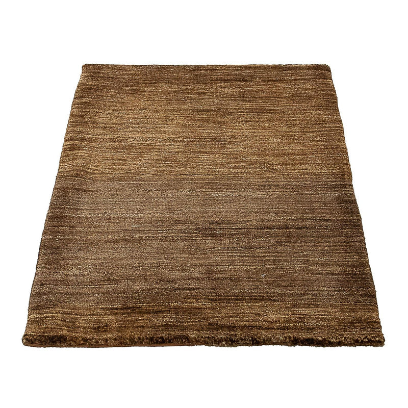 Alfombra Gabbeh - Indus - 92 x 66 cm - marrón oscuro