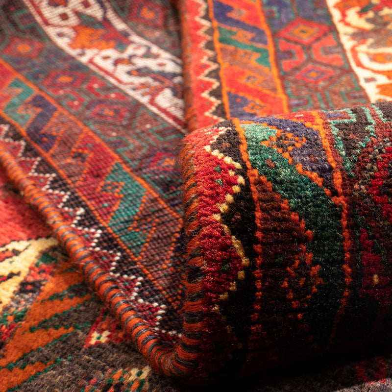 Alfombra persa - Nómada - 312 x 208 cm - rojo oscuro