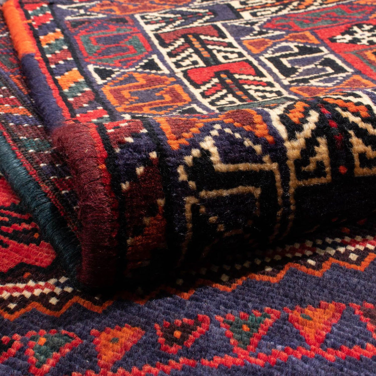 Alfombra persa - Nómada - 287 x 200 cm - rojo