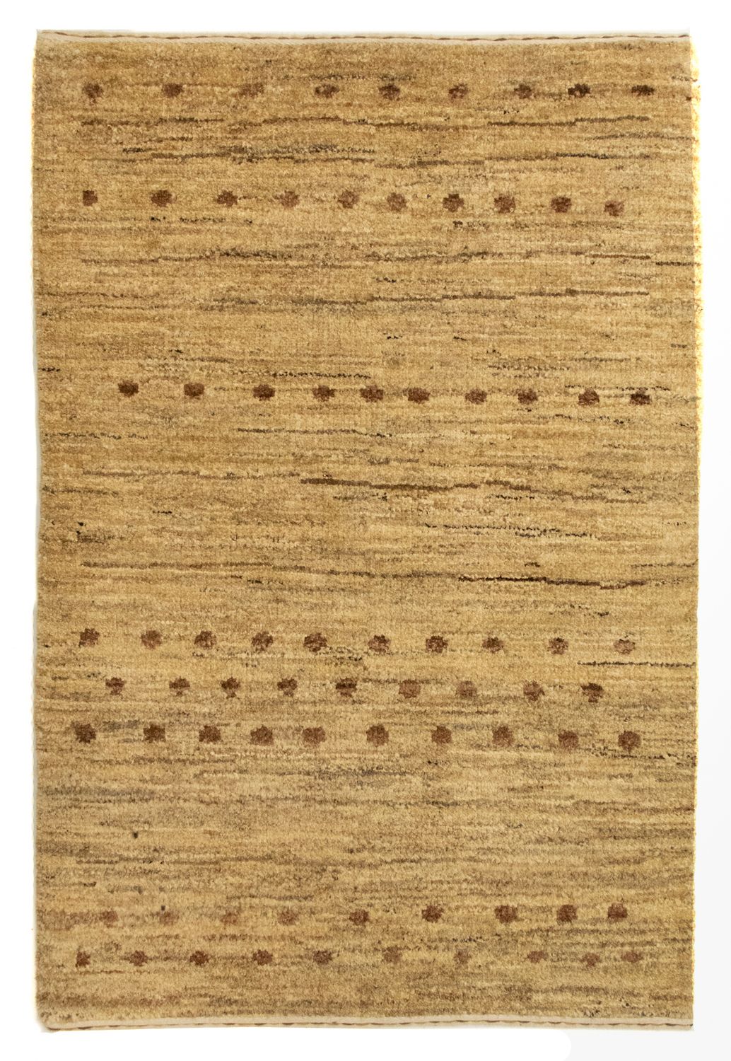 Alfombra Gabbeh - Indus - 95 x 62 cm - beige