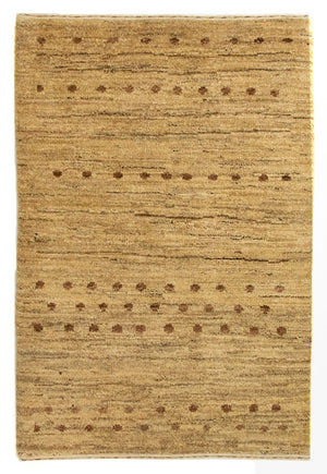 Alfombra Gabbeh - Indus - 95 x 62 cm - beige