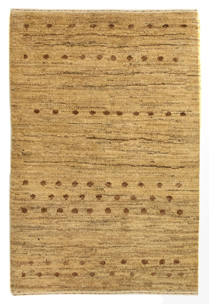 Alfombra Gabbeh - Indus - 95 x 62 cm - beige
