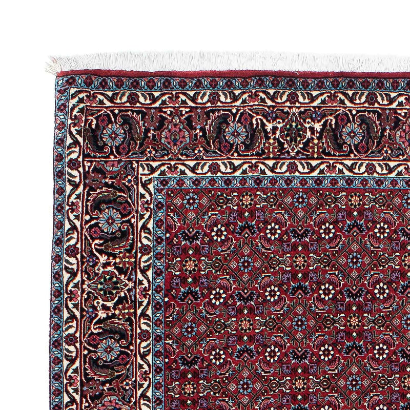 Alfombra persa - Bidjar - 214 x 133 cm - rojo oscuro