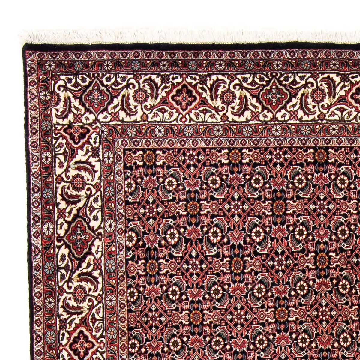 Alfombra persa - Bidjar - 247 x 168 cm - azul oscuro