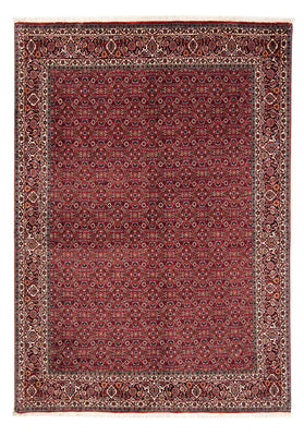 Alfombra persa - Bidjar - 231 x 170 cm - rojo oscuro