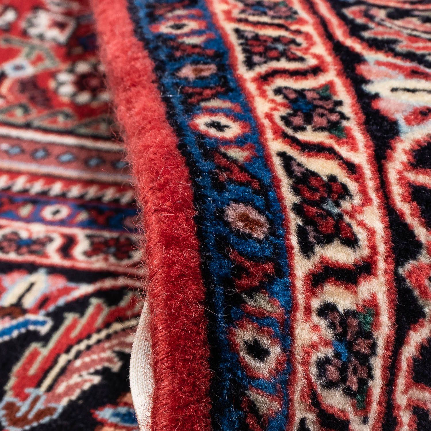 Alfombra persa - Bidjar - 232 x 170 cm - rojo