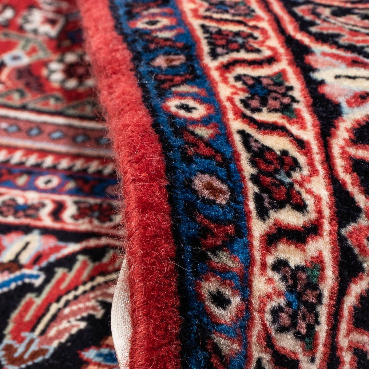 Alfombra persa - Bidjar - 232 x 170 cm - rojo