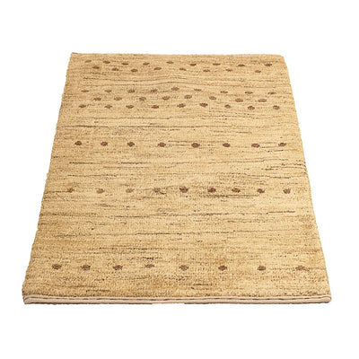 Alfombra Gabbeh - Indus - 101 x 62 cm - marrón claro