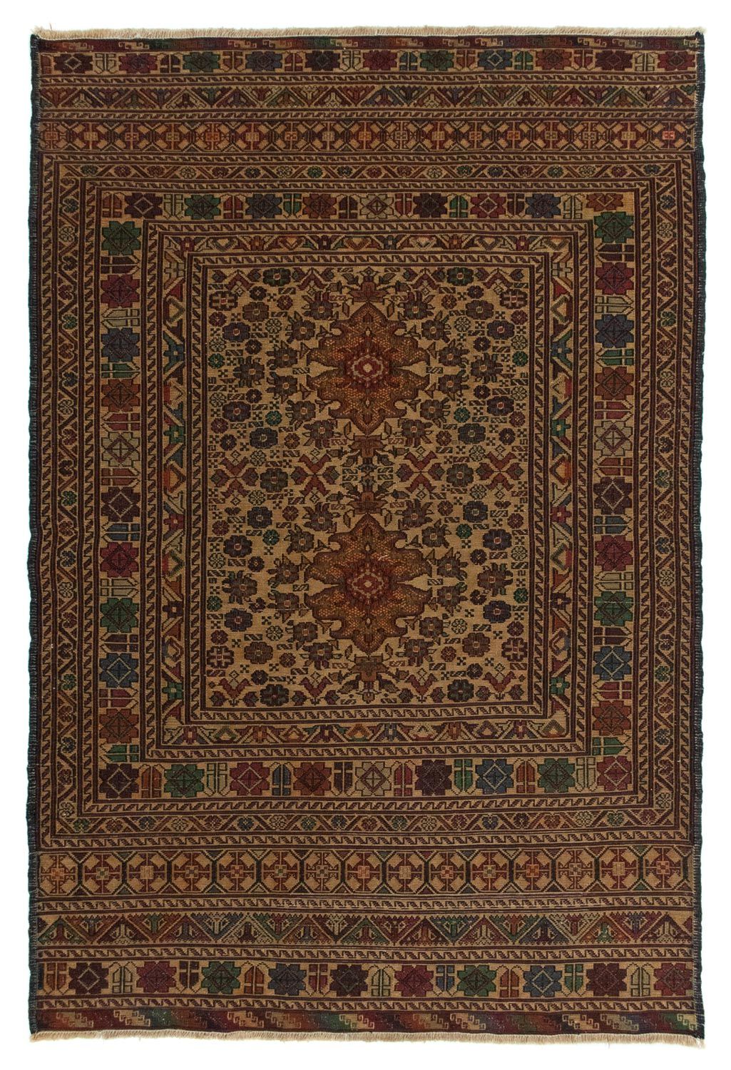 Alfombra Kelim - Oriental - 142 x 96 cm - multicolor