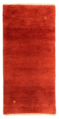Alfombra Gabbeh - Persa - 143 x 64 cm - rojo