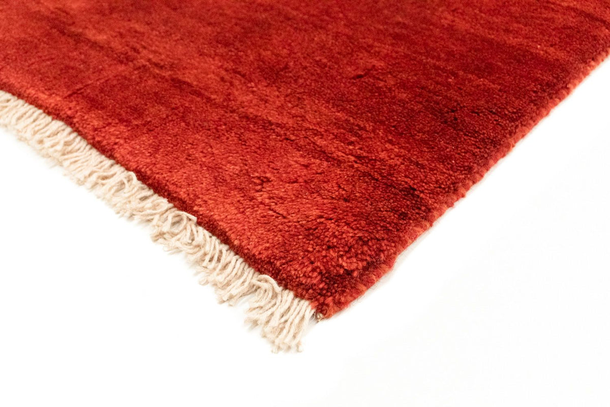Alfombra Gabbeh - Persa - 143 x 64 cm - rojo