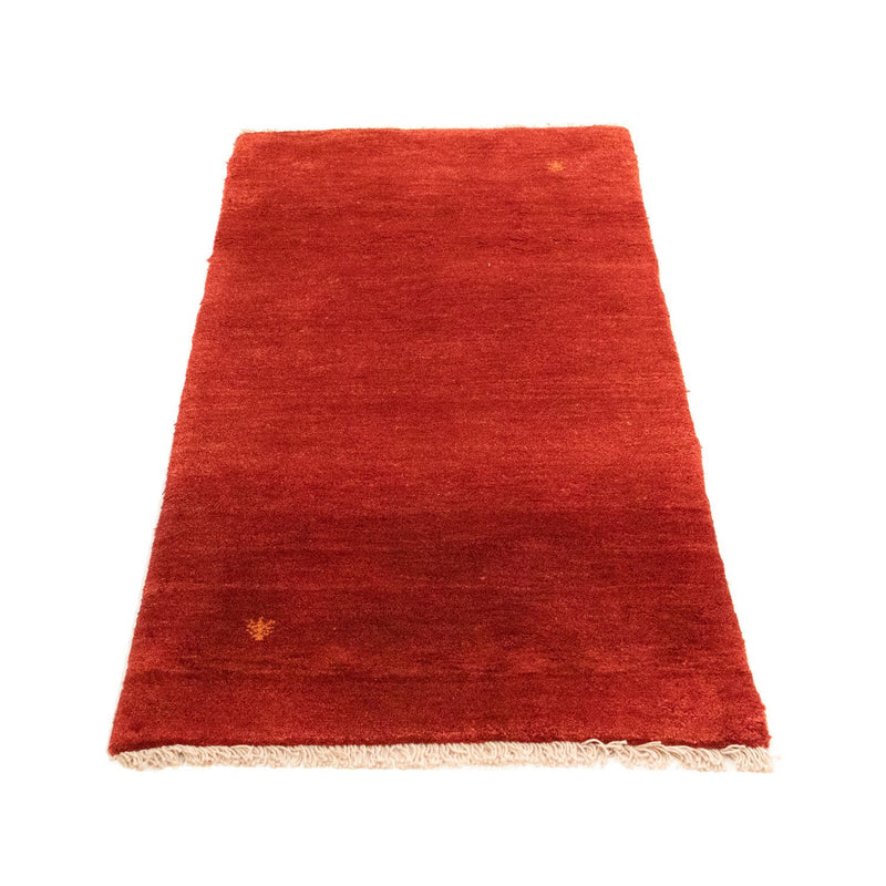 Alfombra Gabbeh - Persa - 143 x 64 cm - rojo