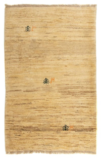 Alfombra Gabbeh - Persa - 128 x 80 cm - marrón claro