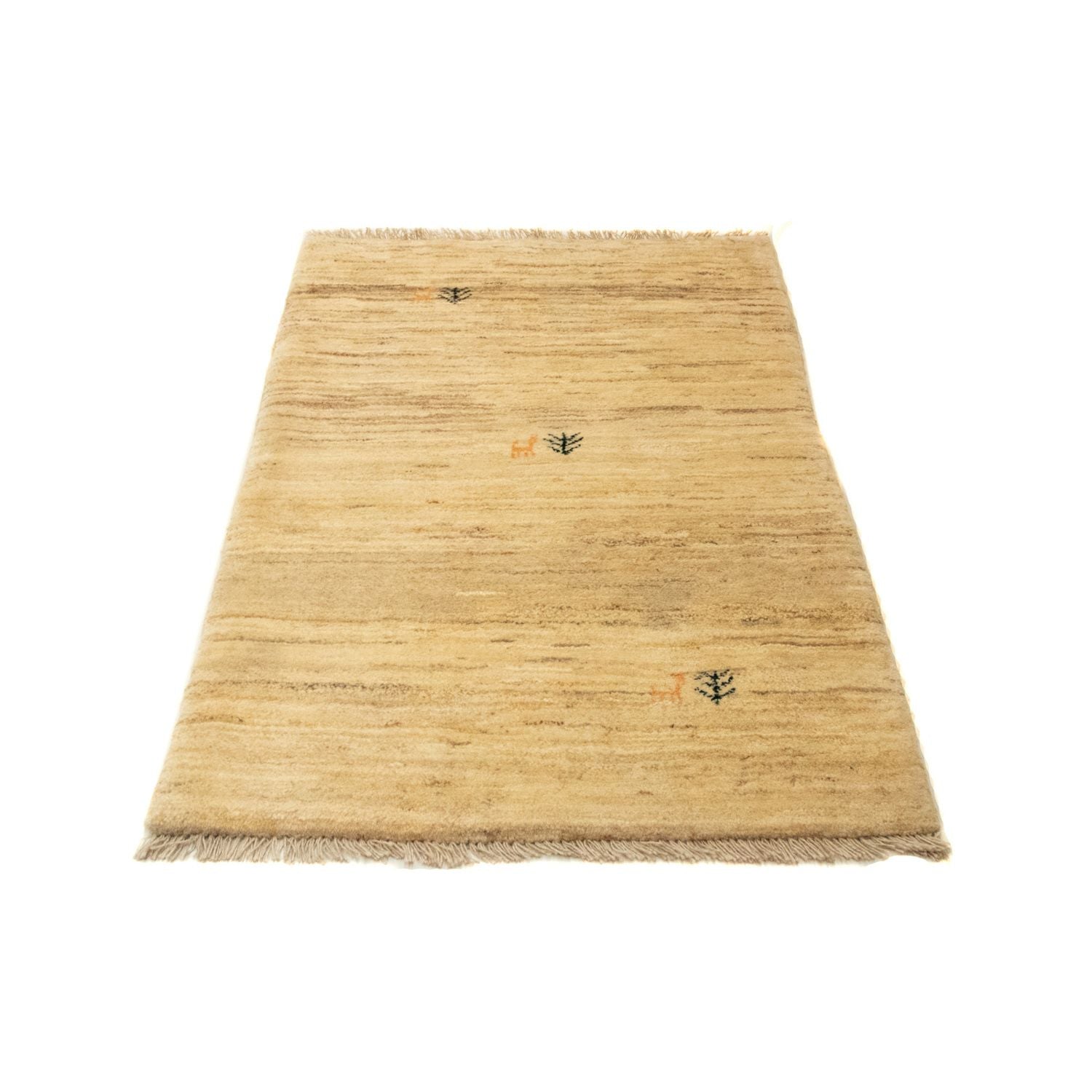 Alfombra Gabbeh - Persa - 128 x 80 cm - marrón claro