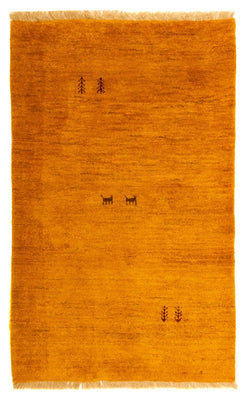 Alfombra Gabbeh - Persa - 132 x 86 cm - oro