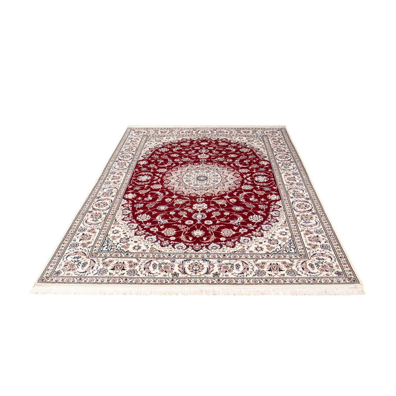 Alfombra Persa - Nain - Prima - 227 x 153 cm - rojo oscuro