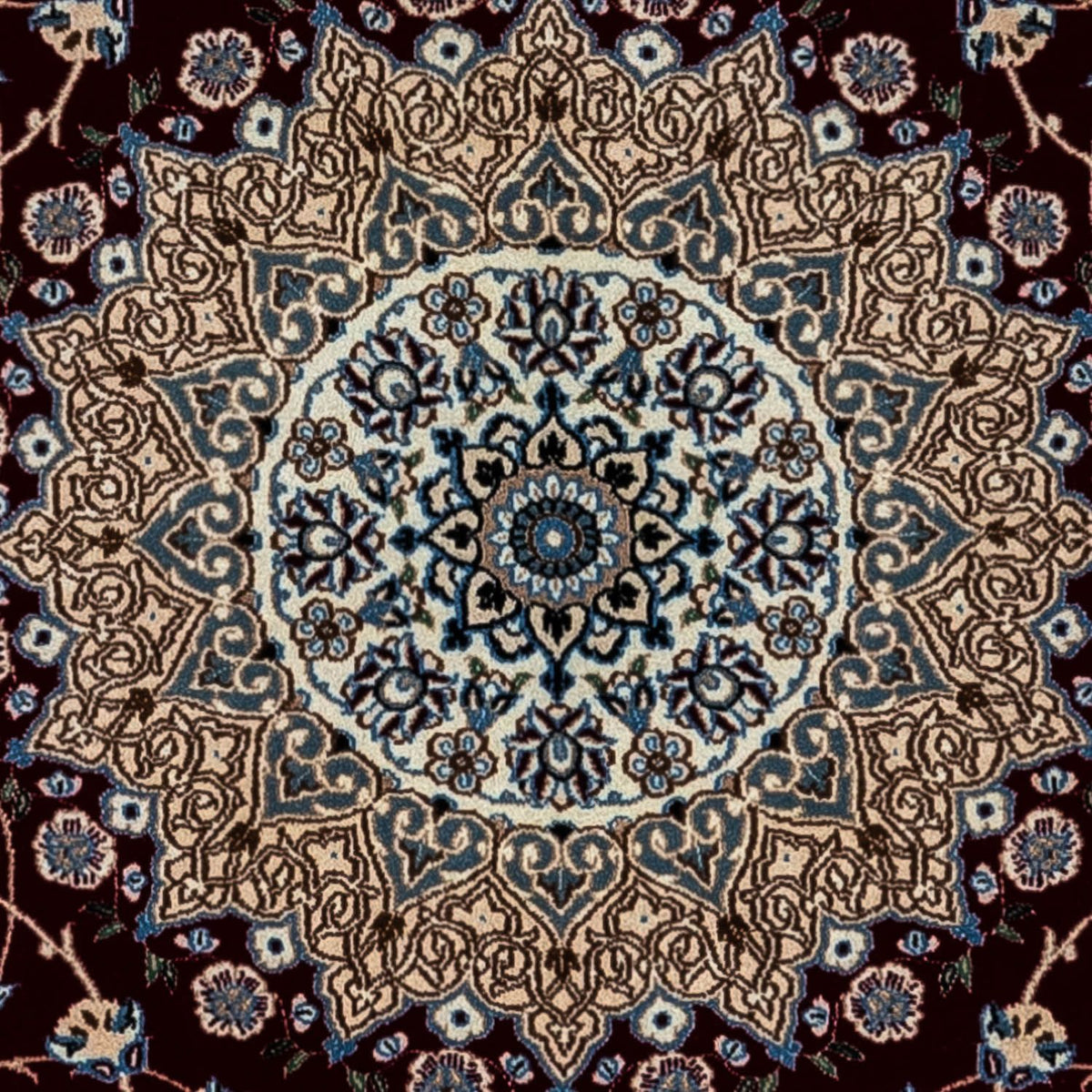 Alfombra Persa - Nain - Real - 354 x 253 cm - negro