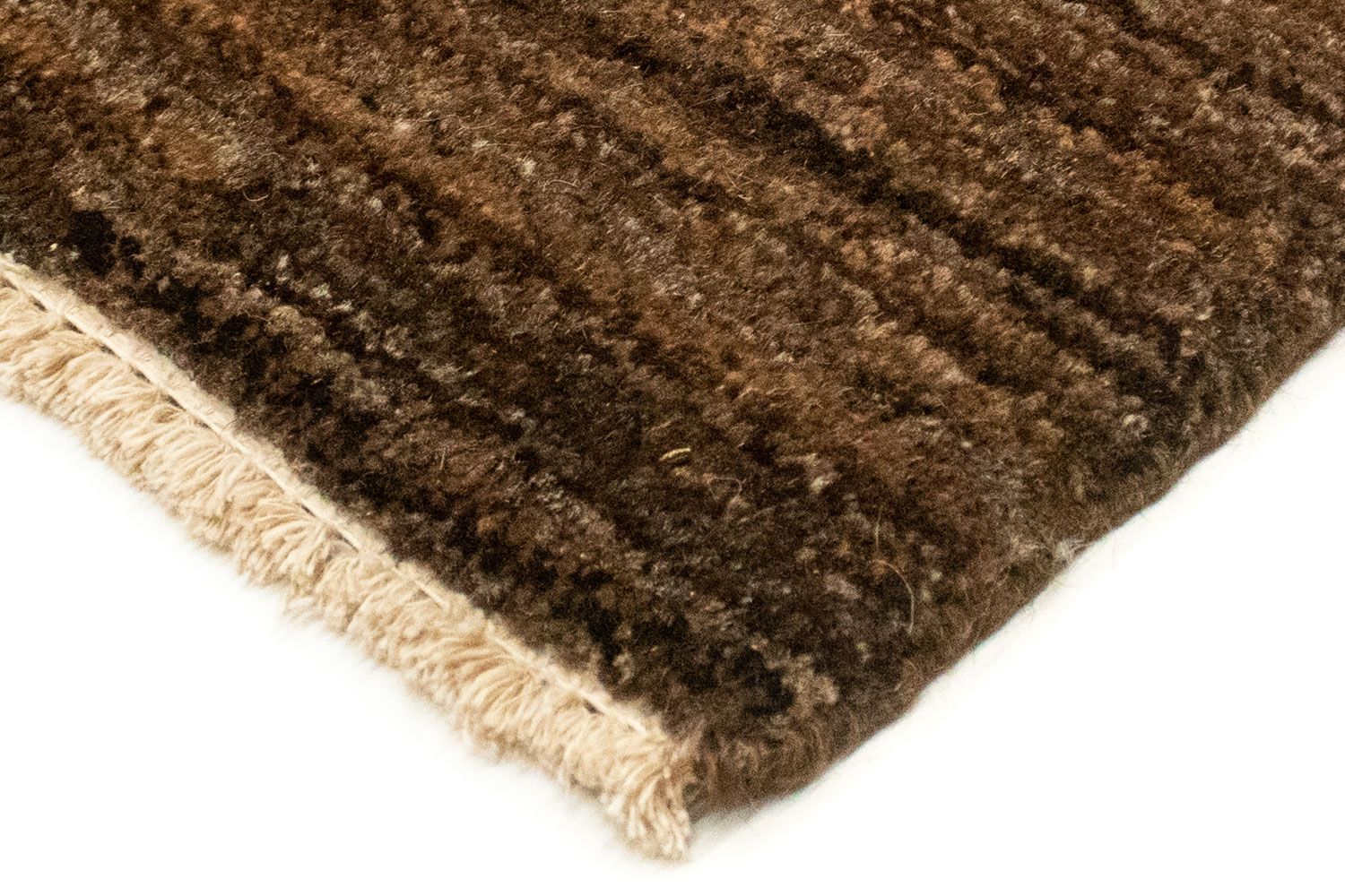 Alfombra Gabbeh - Indus - 245 x 170 cm - marrón oscuro
