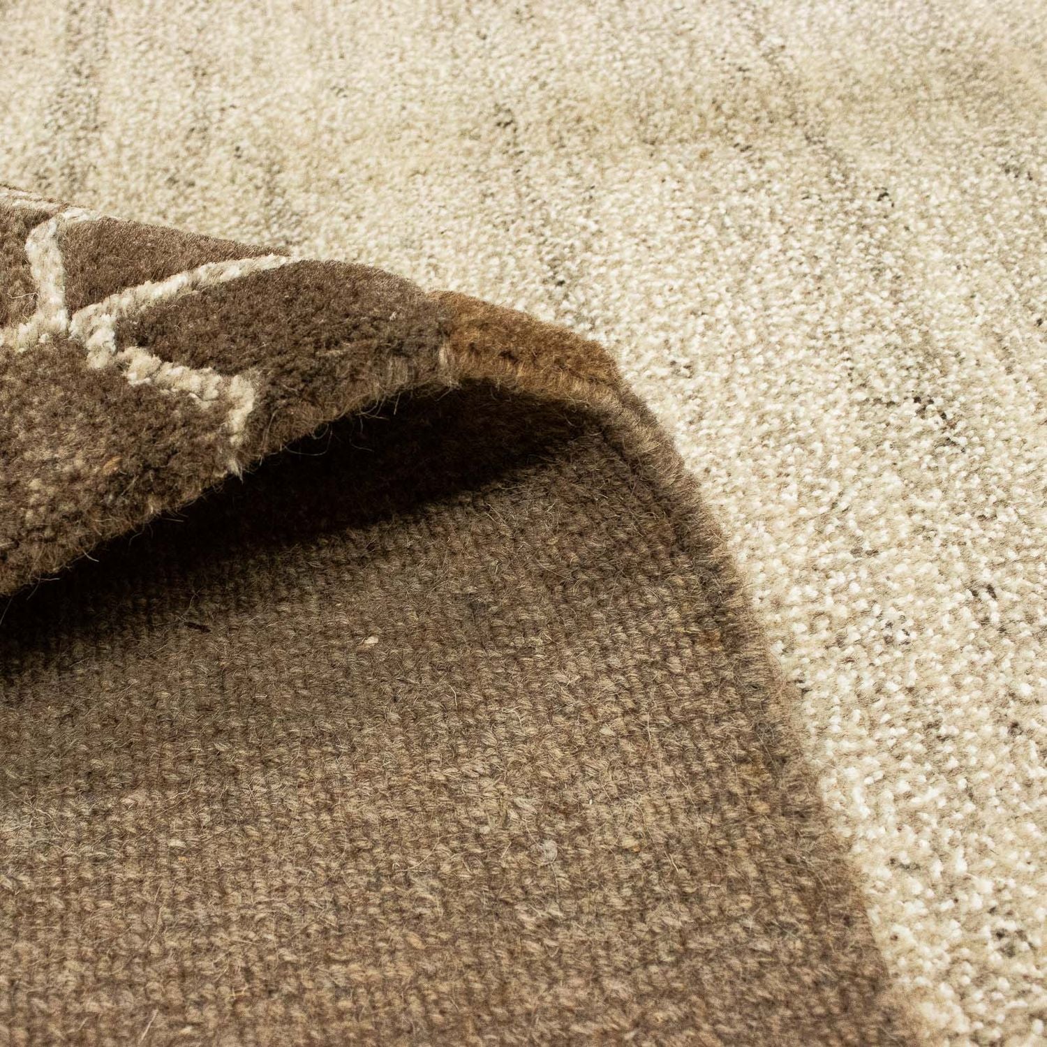 Alfombra de Nepal - 295 x 202 cm - gris claro