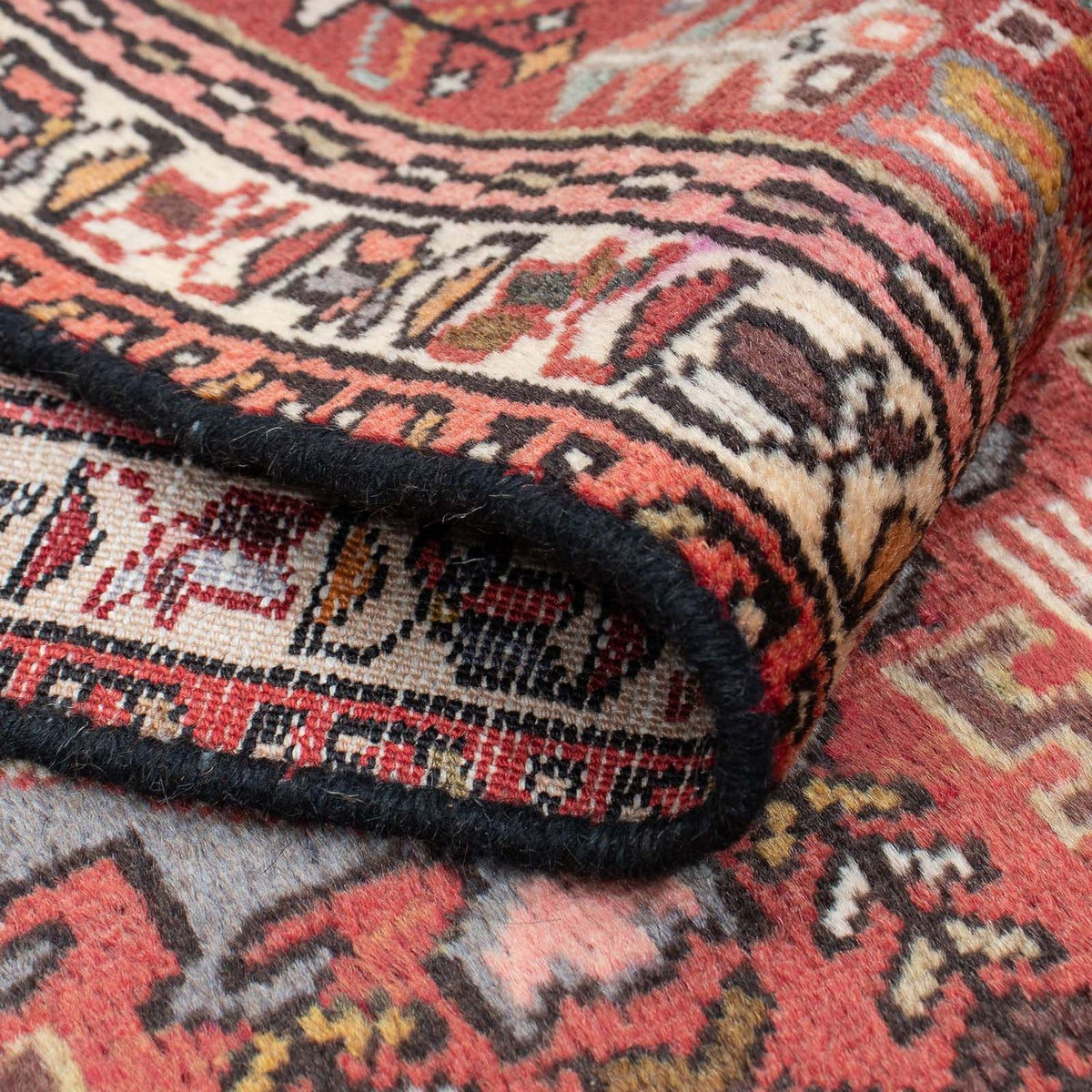 Alfombra de pasillo Alfombra persa - Nómada - 292 x 70 cm - rojo claro