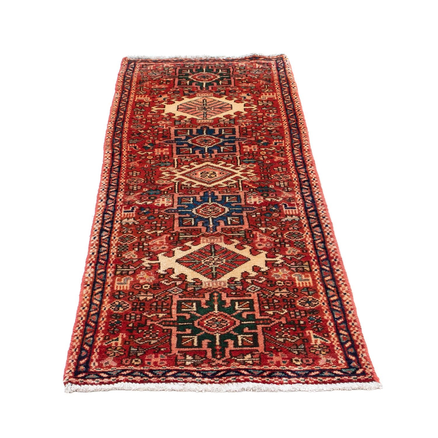 Alfombra de pasillo Alfombra persa - Nómada - 170 x 60 cm - rojo claro