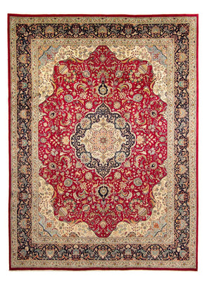 Alfombra persa - Tabriz - 395 x 305 cm - rojo
