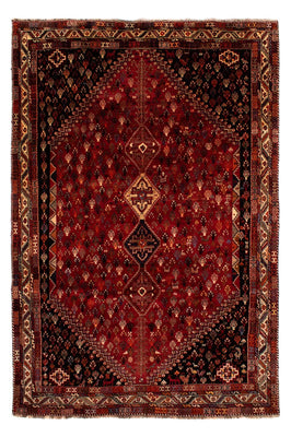 Alfombra persa - Nómada - 315 x 216 cm - rojo oscuro