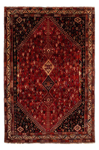 Alfombra persa - Nómada - 315 x 216 cm - rojo oscuro