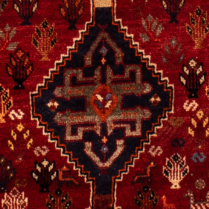 Alfombra persa - Nómada - 315 x 216 cm - rojo oscuro