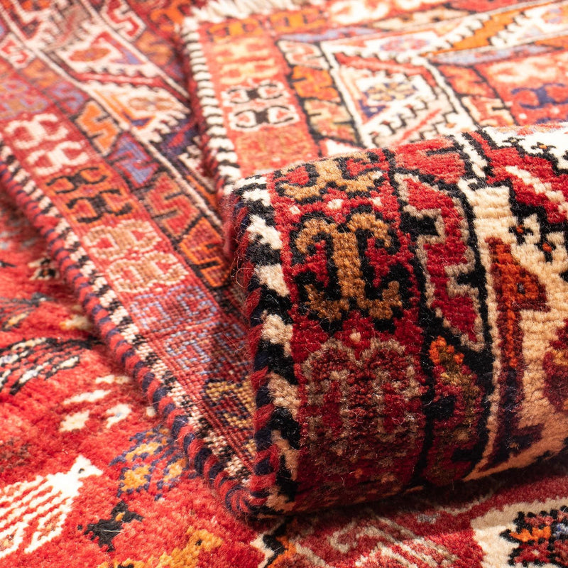 Alfombra persa - Nómada - 315 x 216 cm - rojo oscuro