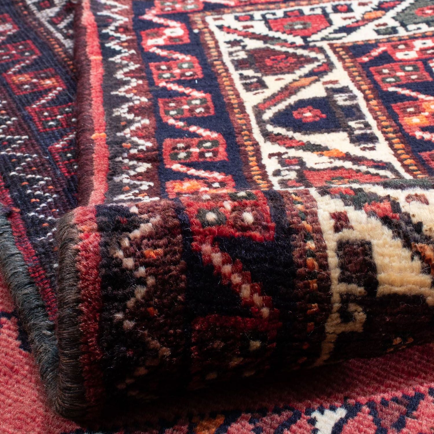 Alfombra persa - Nómada - 300 x 217 cm - rojo
