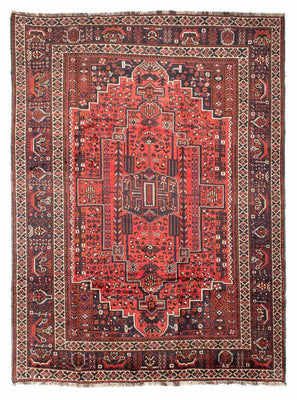 Alfombra persa - Nómada - 295 x 218 cm - rojo
