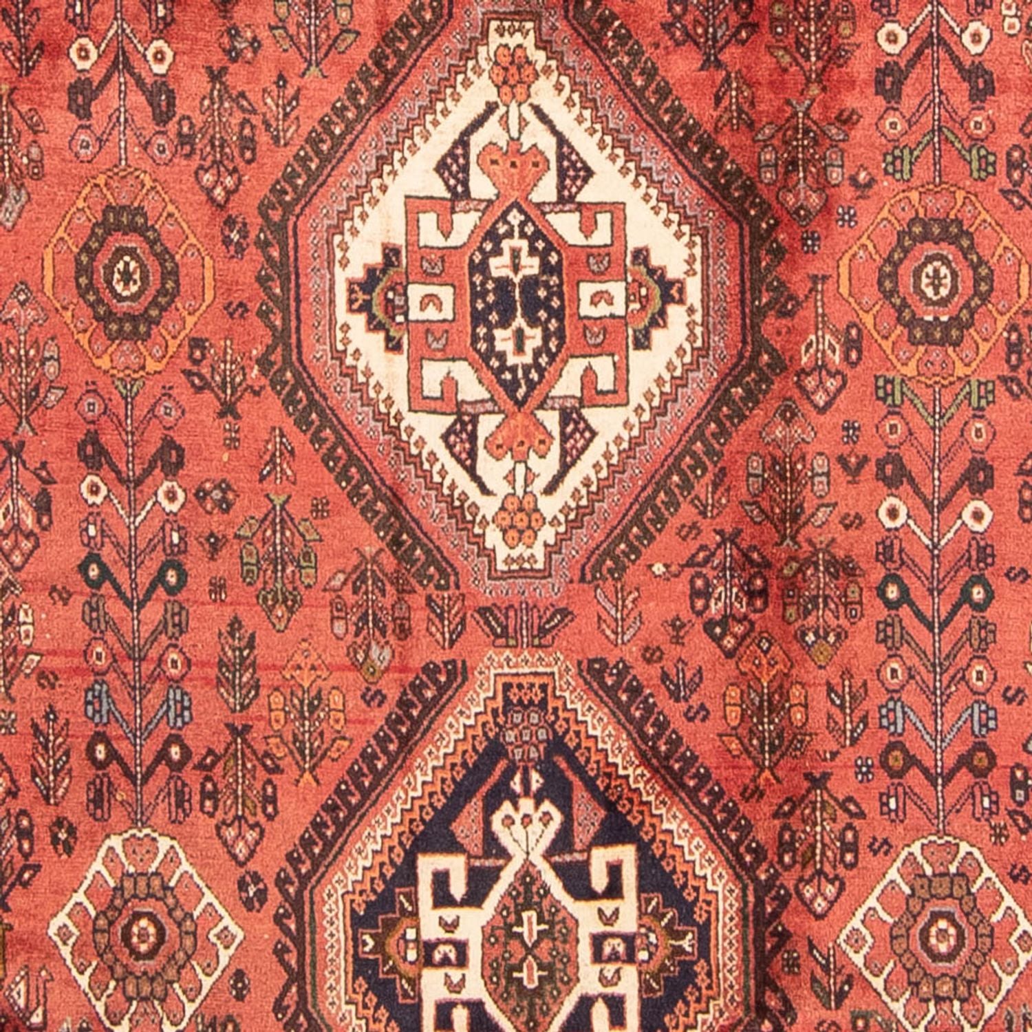 Alfombra persa - Nómada - 330 x 221 cm - rojo claro