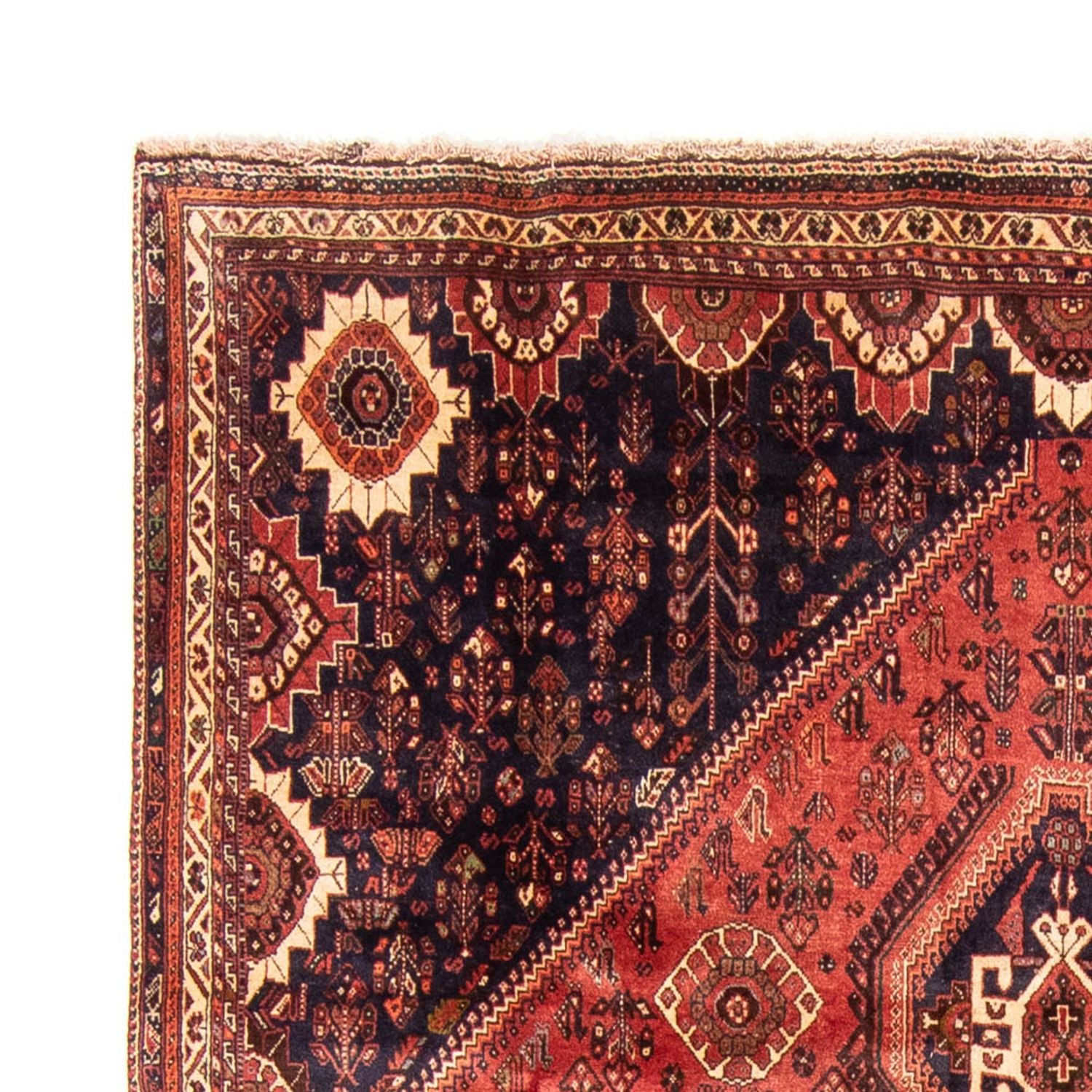 Alfombra persa - Nómada - 330 x 221 cm - rojo claro