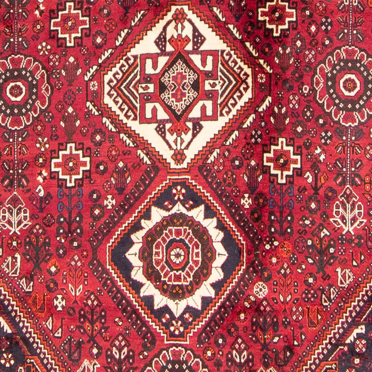 Alfombra persa - Nómada - 315 x 230 cm - rojo oscuro