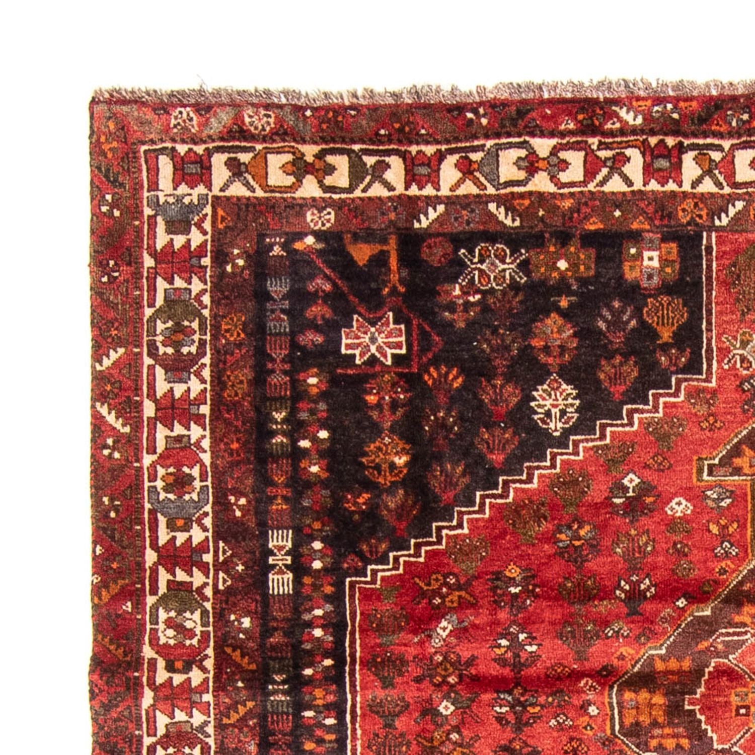 Alfombra persa - Nómada - 310 x 225 cm - rojo oscuro