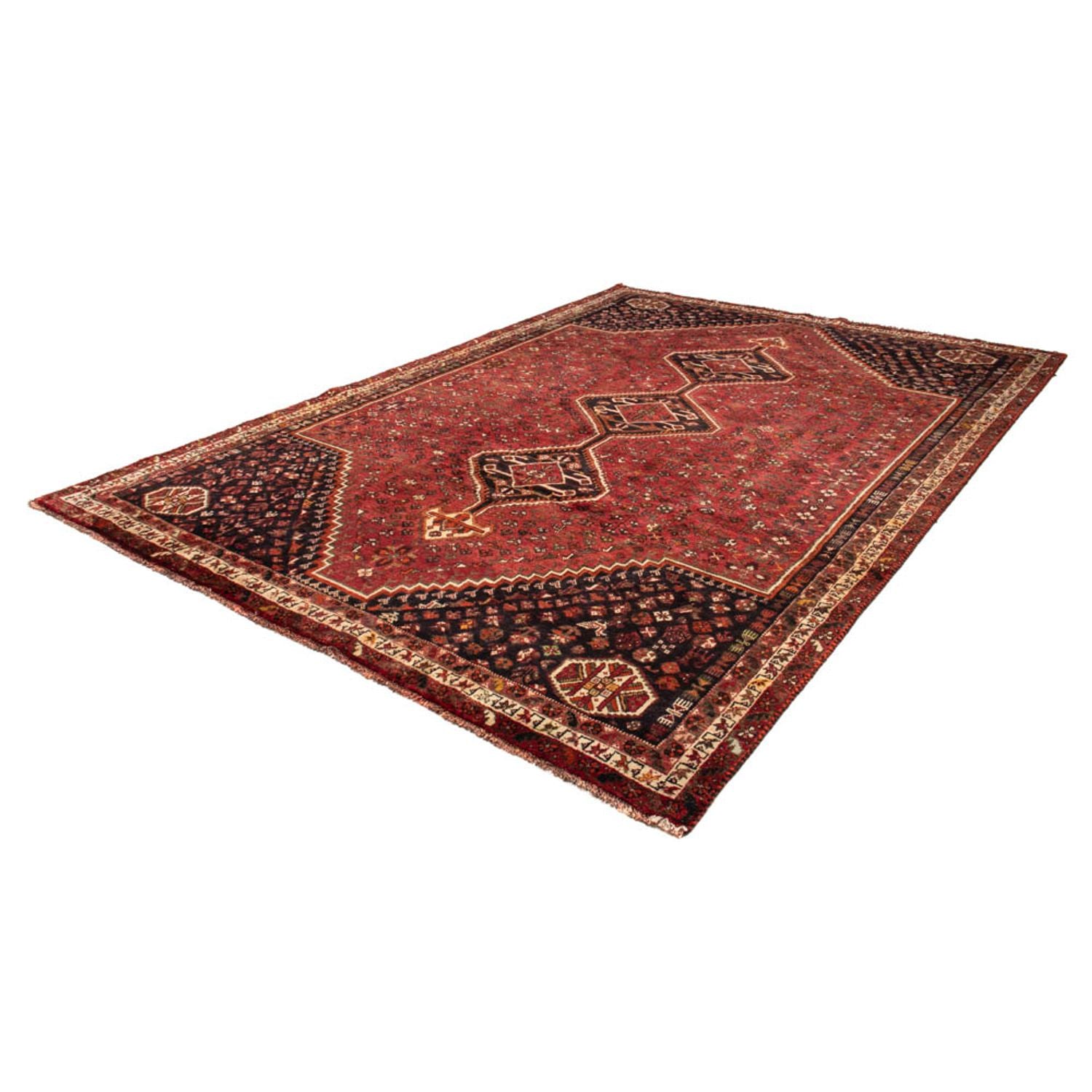 Alfombra persa - Nómada - 325 x 230 cm - rojo oscuro