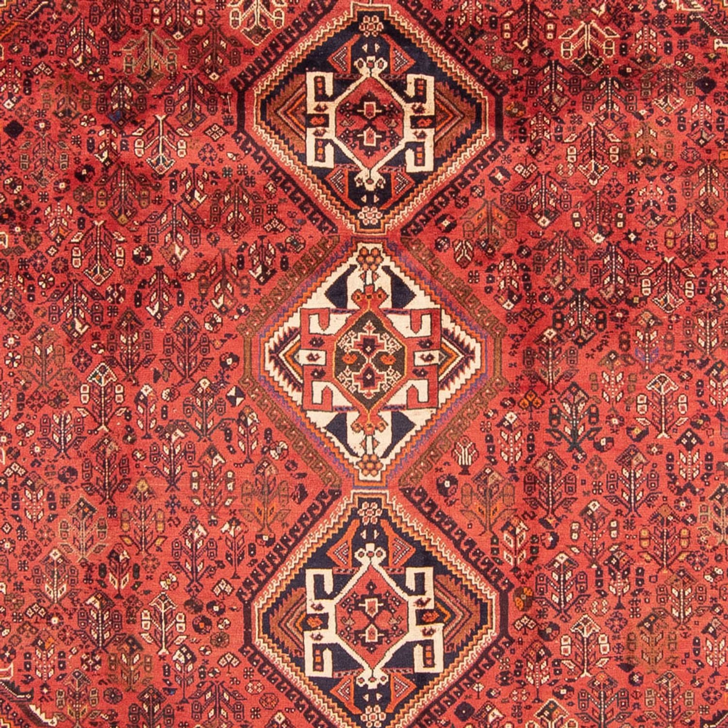 Alfombra persa - Nómada - 315 x 220 cm - rojo oscuro