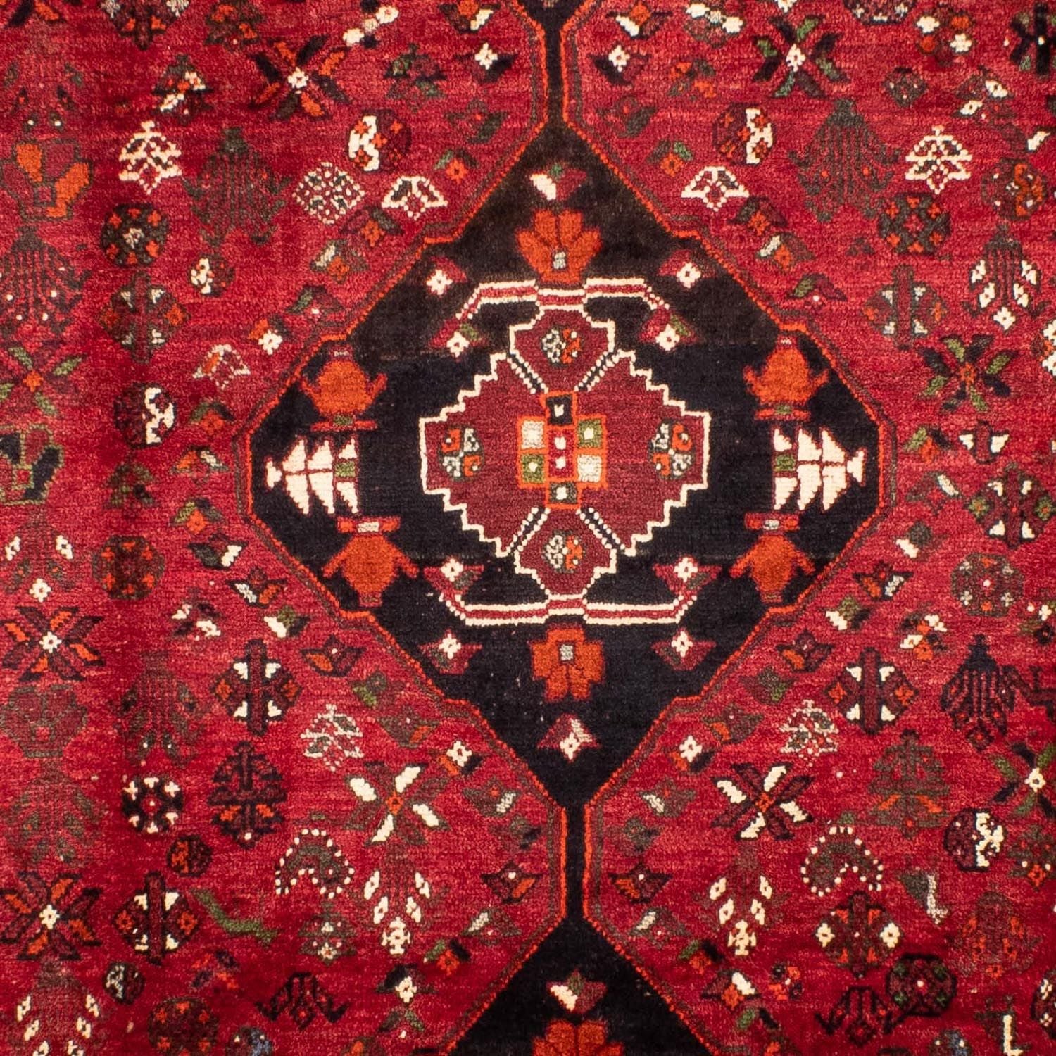 Alfombra persa - Nómada - 320 x 230 cm - rojo oscuro
