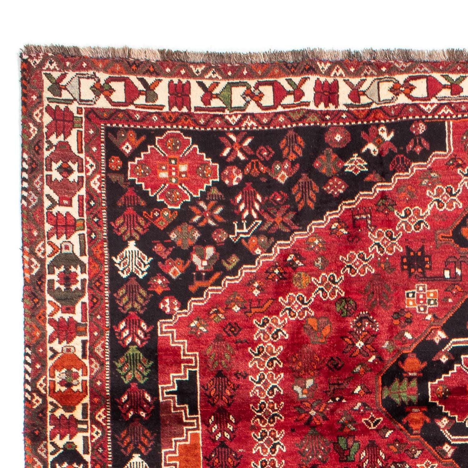Alfombra persa - Nómada - 320 x 230 cm - rojo oscuro