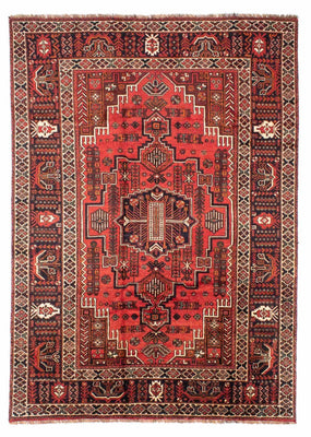 Alfombra persa - Nómada - 288 x 210 cm - rojo claro