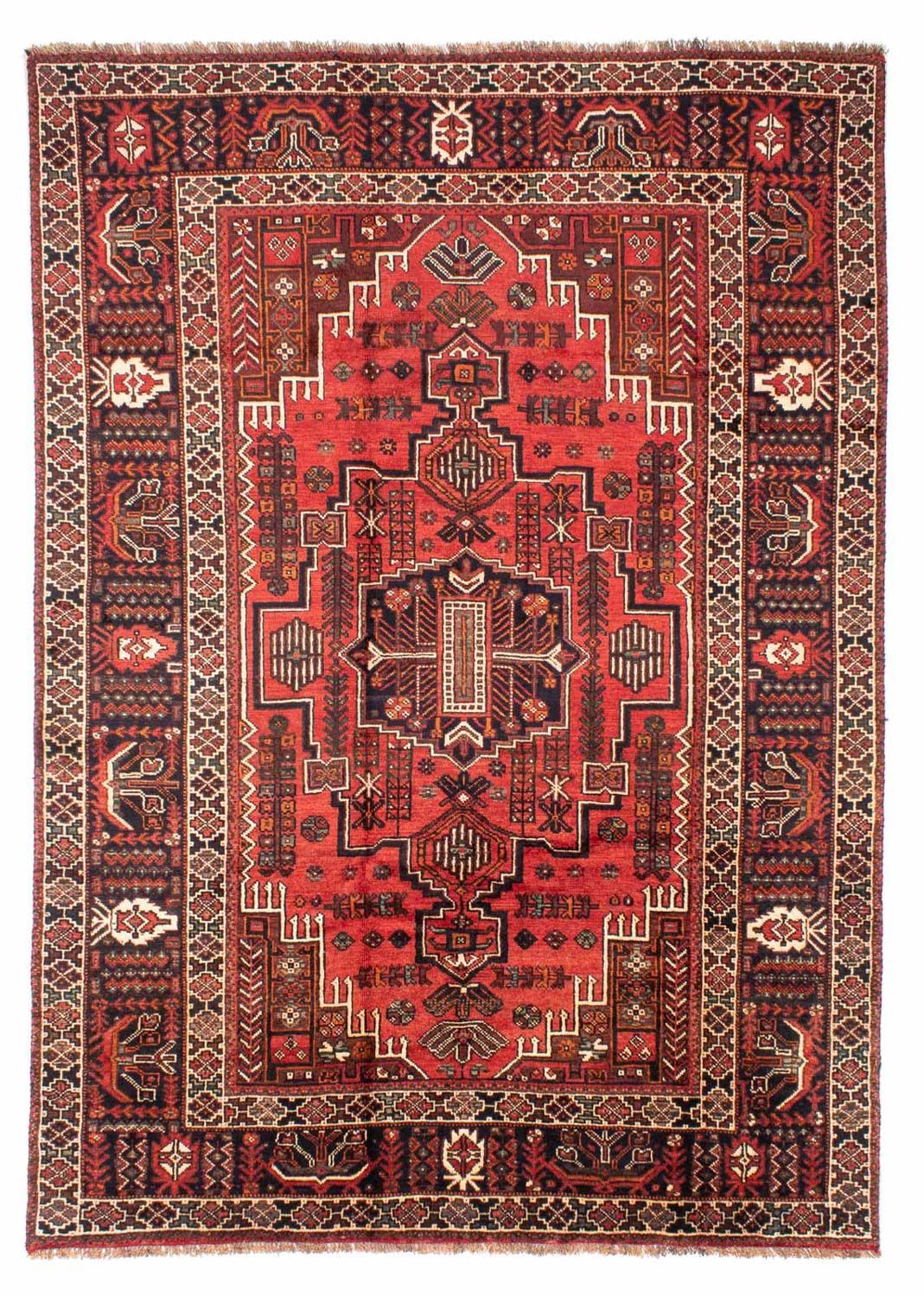Alfombra persa - Nómada - 288 x 210 cm - rojo claro